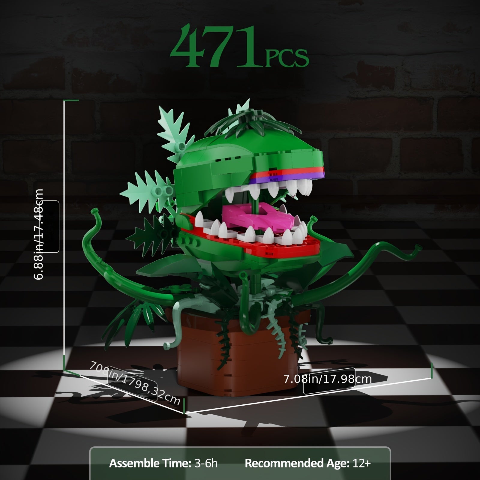 NNETM 457pcs Little Flower Shop of Building Blocks Set-4