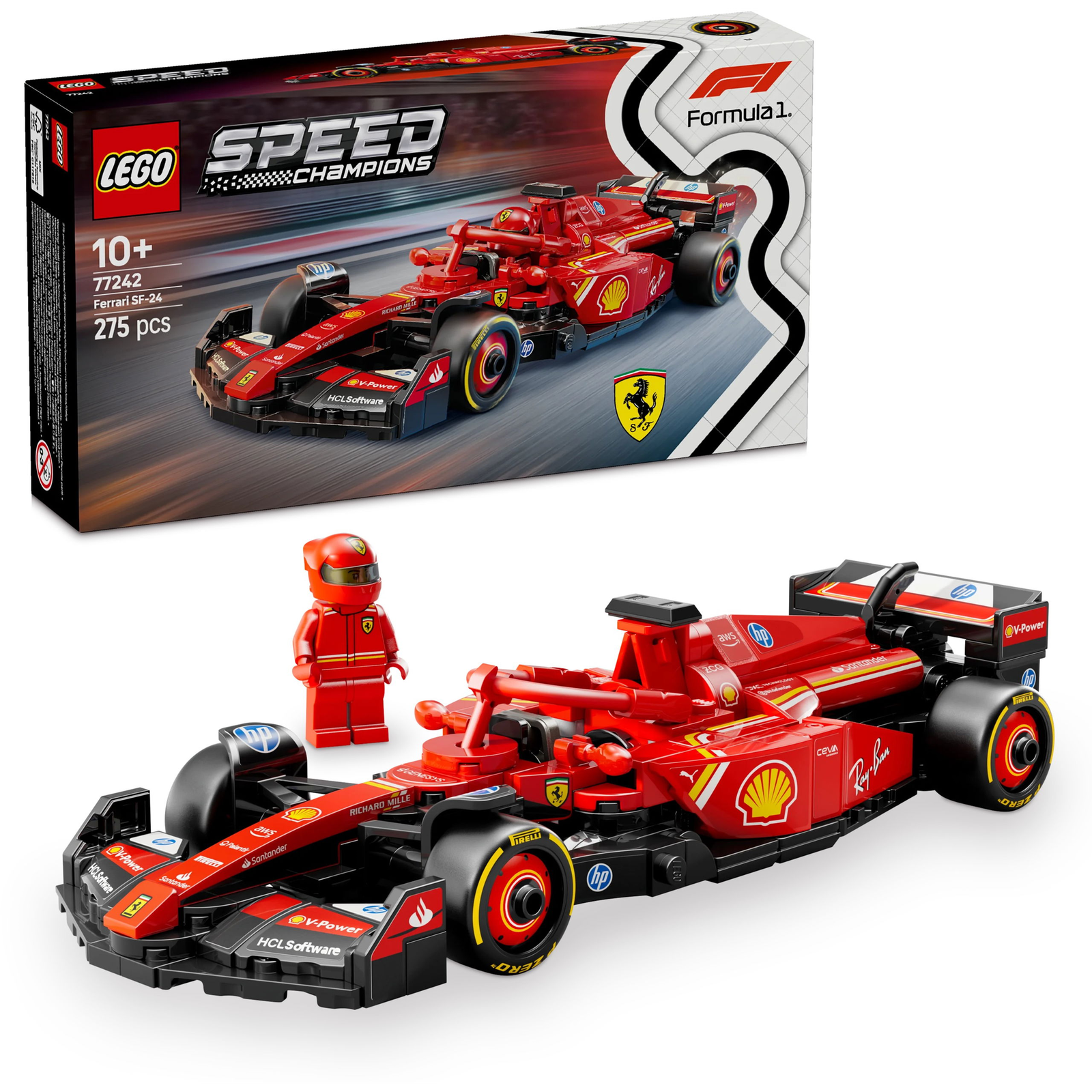 LEGO® Speed Champions Ferrari SF-24 F1® Rennwagen 77242 (5702017816098)