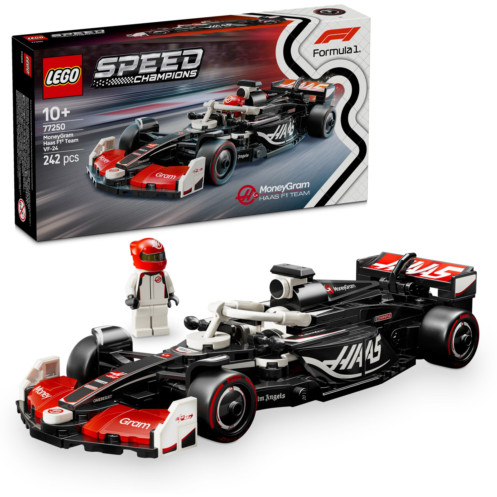 LEGO® Speed Champions MoneyGram Haas F1® Team VF-24 Rennwagen77250 (5702017816173)